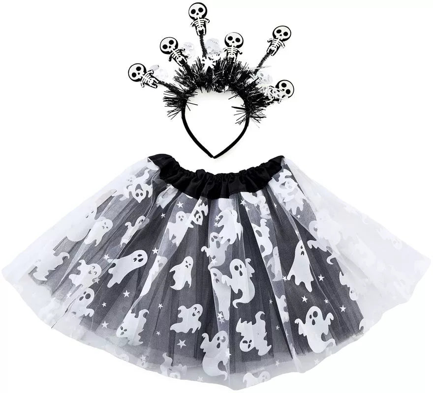 Translation missing: de.Kit de Fantasma: Diadema y Tutú Infantil