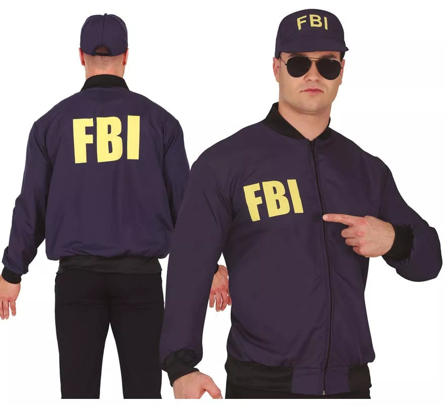 Kit de FBI adulto: Gorro y Chaqueta