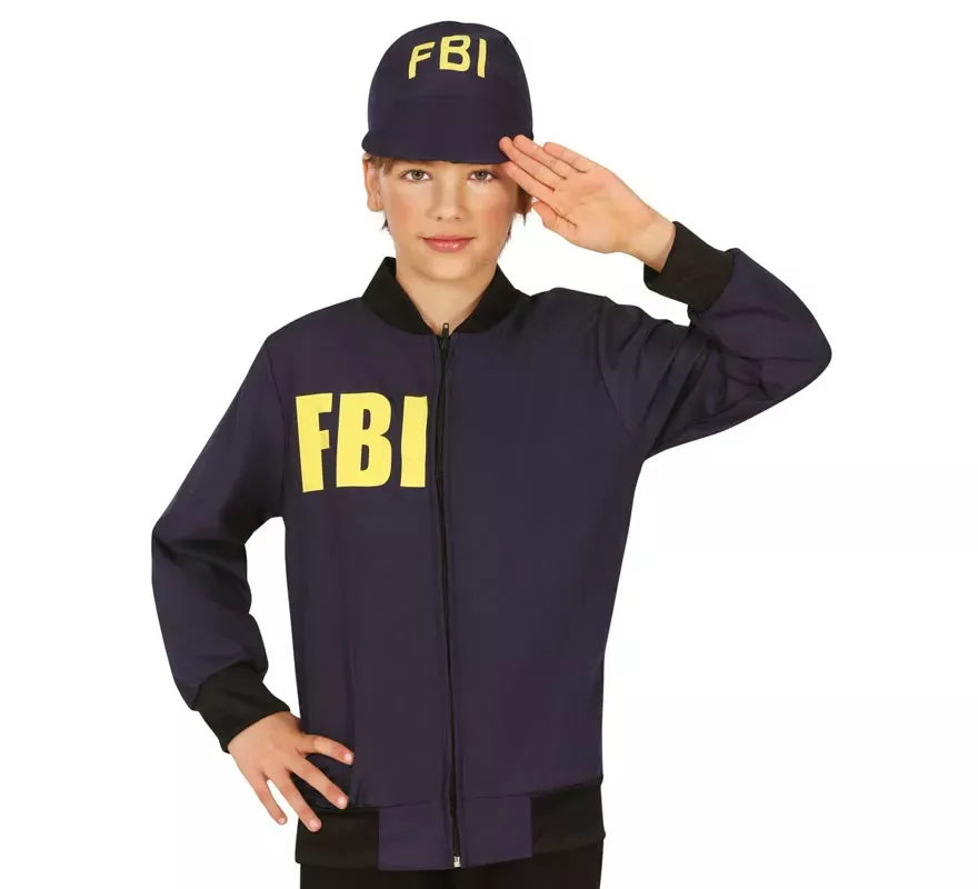 Kit de FBI infantil: Gorro y Chaqueta