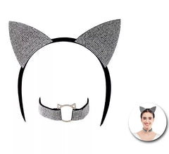 Kit für glänzende Katzen für Erwachsene: Stirnband und Halskette