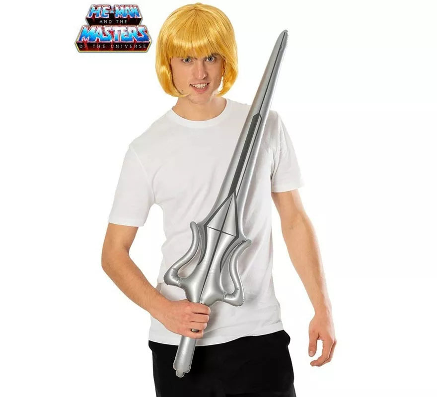 Translation missing: de.Kit de He-Man adulto: Peluca y Espada Hinchable