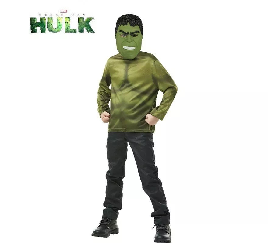 Translation missing: de.Kit de Hulk infantil: Top simulado y Máscara