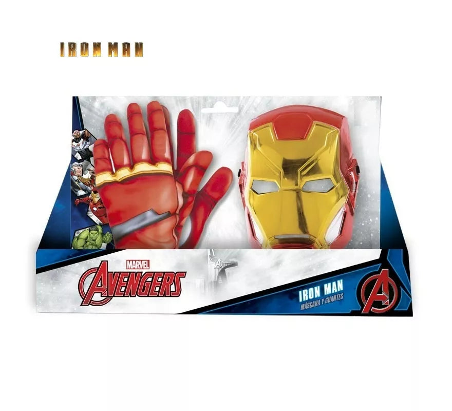 Translation missing: de.Kit de Iron Man infantil: Guantes y Máscara