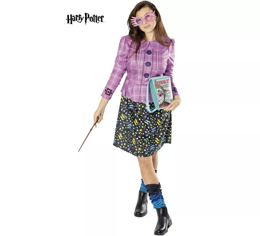 Translation missing: de.Kit de Luna Lovegood de Harry potter: Bolso, varita y gafas