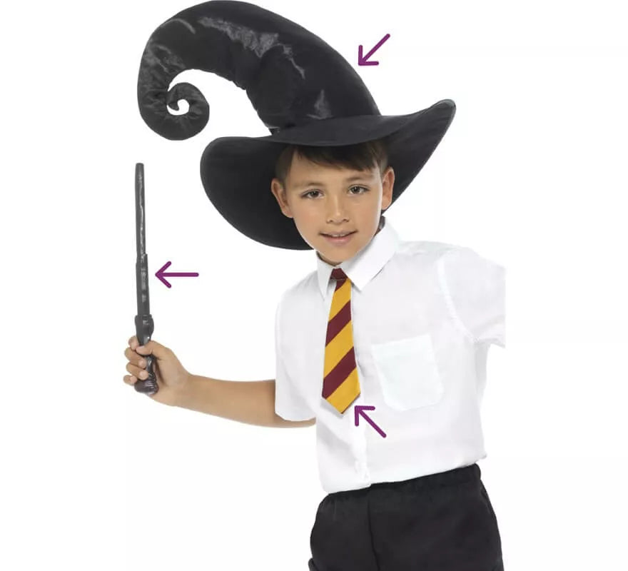 Translation missing: de.Kit de Mago: Corbata, Sombrero y Varita para niños