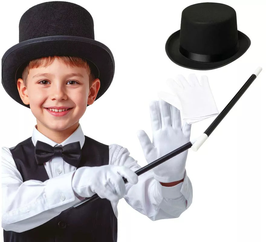 Translation missing: de.Kit de Mago infantil: Sombrero, Guantes y Varita