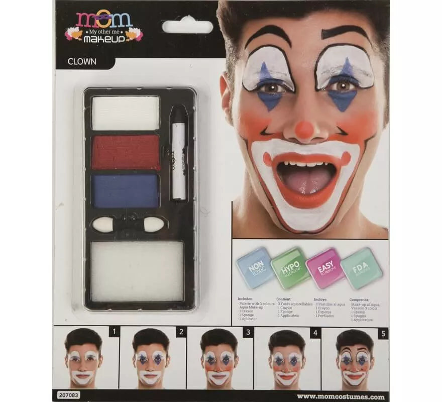 Translation missing: de.Kit de Maquillaje de Payaso adulto