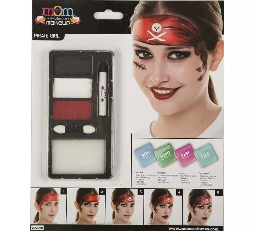 Translation missing: de.Kit de Maquillaje de Pirata mujer
