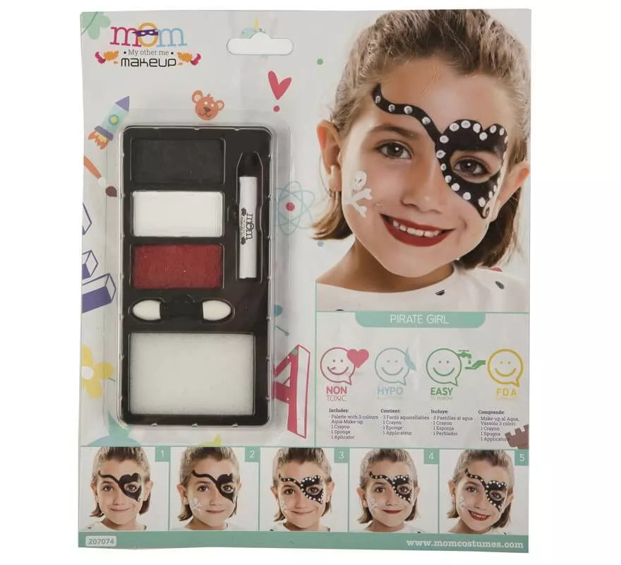 Translation missing: de.Kit de Maquillaje de Pirata niña