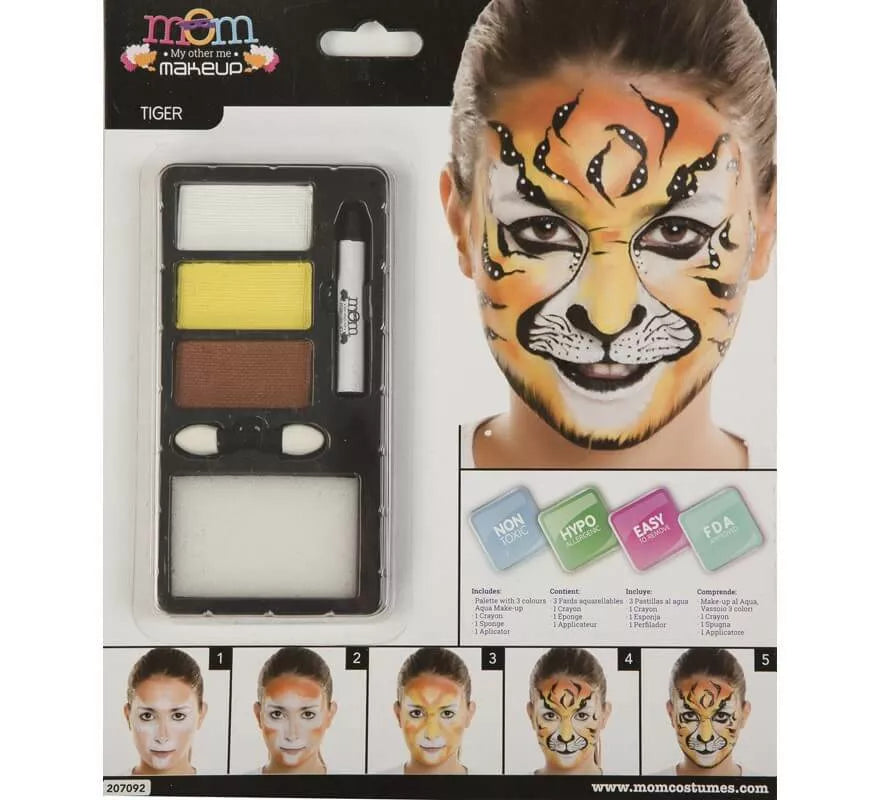Translation missing: de.Kit de Maquillaje de Tigre adulto