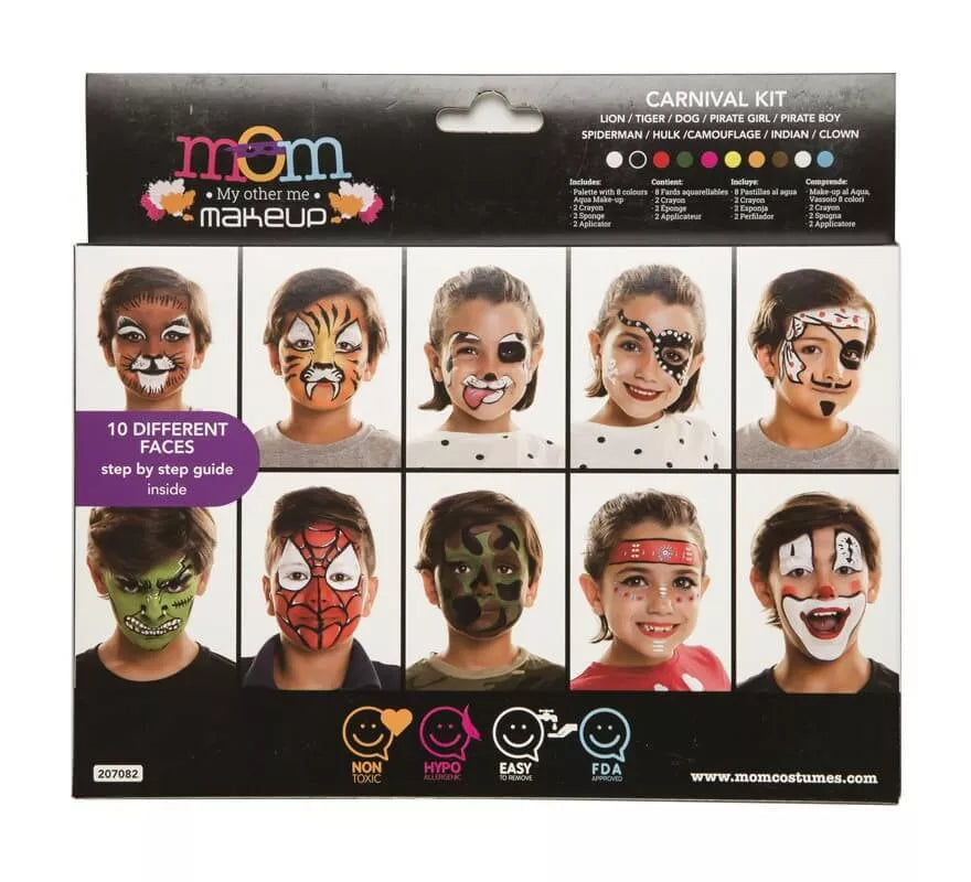Translation missing: de.Kit de Maquillaje Deluxe Carnaval infantil