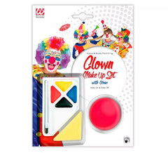Clown Make-up-Set mit Nase