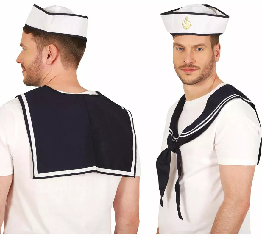 Translation missing: de.Kit de Marinero años 50: Gorro y cuello