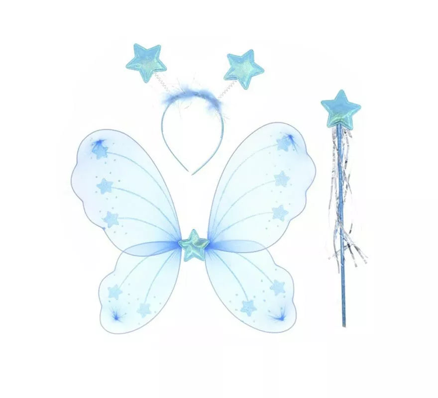 Translation missing: de.Kit de Mariposa azul: Diadema, Alas y Varita