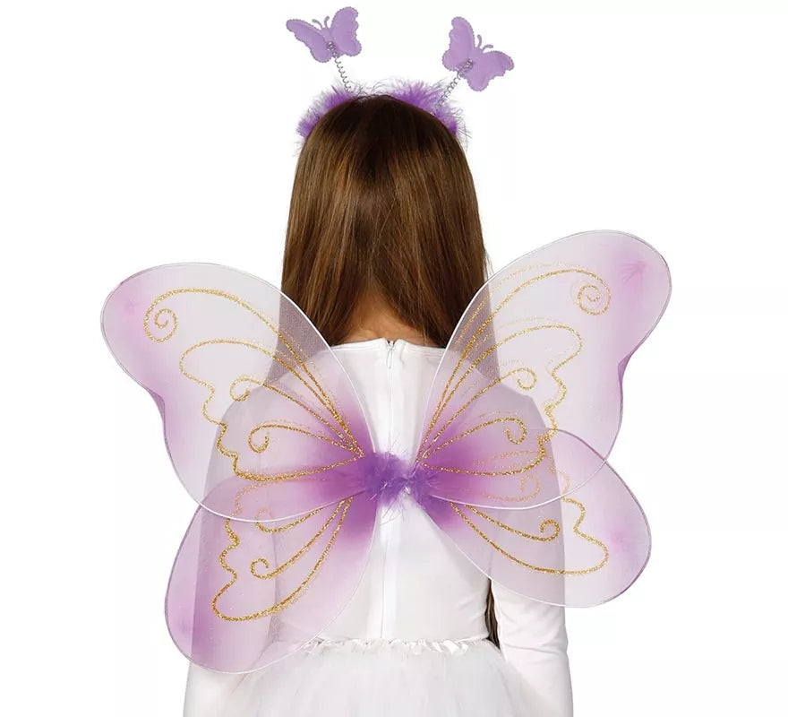 Translation missing: de.Kit de Mariposa: diadema, alas 55 cm y varita