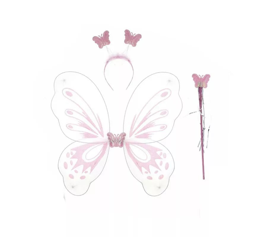 Translation missing: de.Kit de Mariposa púrpura: Diadema, Alas y Varita