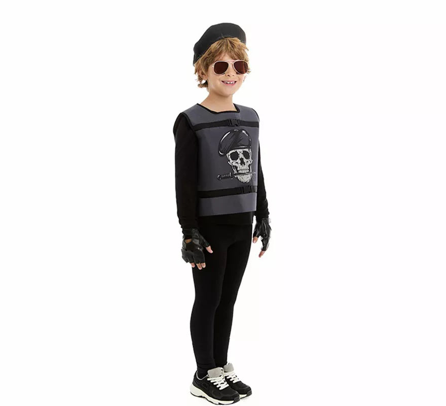 Kit de Mercenario Calavera para niño