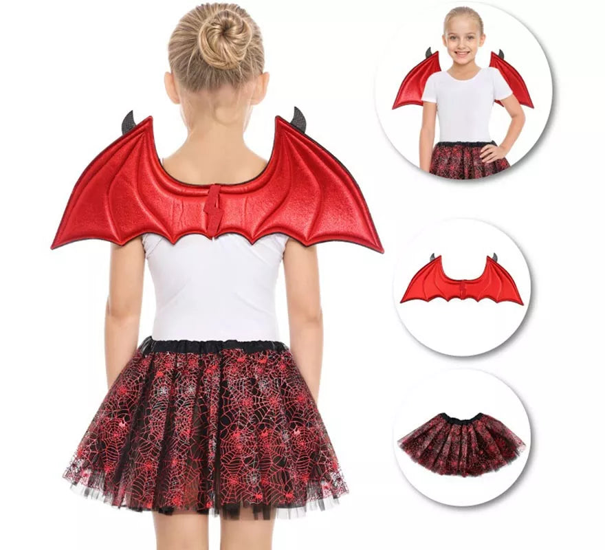 Translation missing: de.Kit de Murciélago rojo Infantil: Tutú y Alas