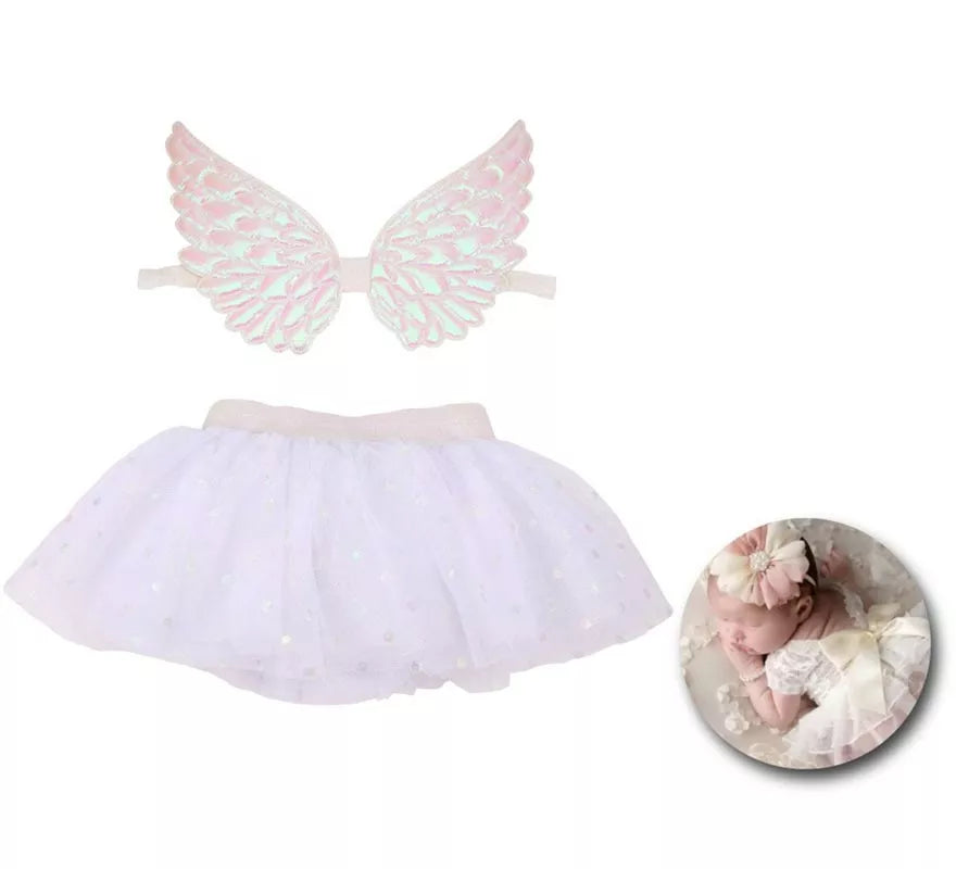 Translation missing: de.Kit de Newborn Ángel infantil: Tutú y Alas