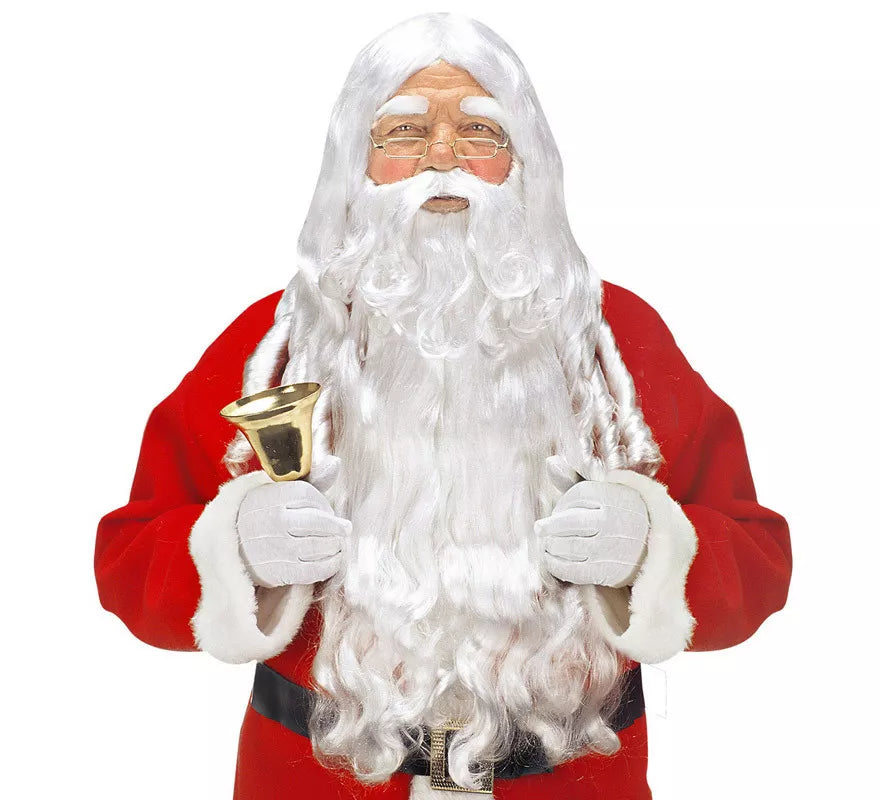 Translation missing: de.Kit de Papá Noel: Peluca, Barba, Bigote y Cejas