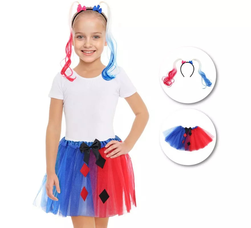 Translation missing: de.Kit de Payasa Conflictiva Infantil: Tutú y Tocado