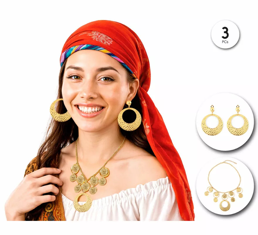 Translation missing: de.Kit de Pendientes y Collar de Zíngara