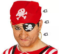 Kit de Pirata: Pañuelo, Parche y Pendiente
