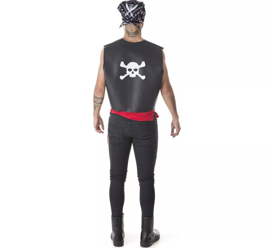Translation missing: de.Kit de Pirata para hombre: Chaleco, Fajín y Pañuelo