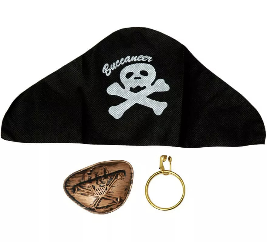 Translation missing: de.Kit de Pirata: Parche, Pendiente y Sombrero