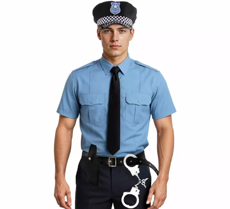 Translation missing: de.Kit de Policía: Cinturón, Gorra y Esposas
