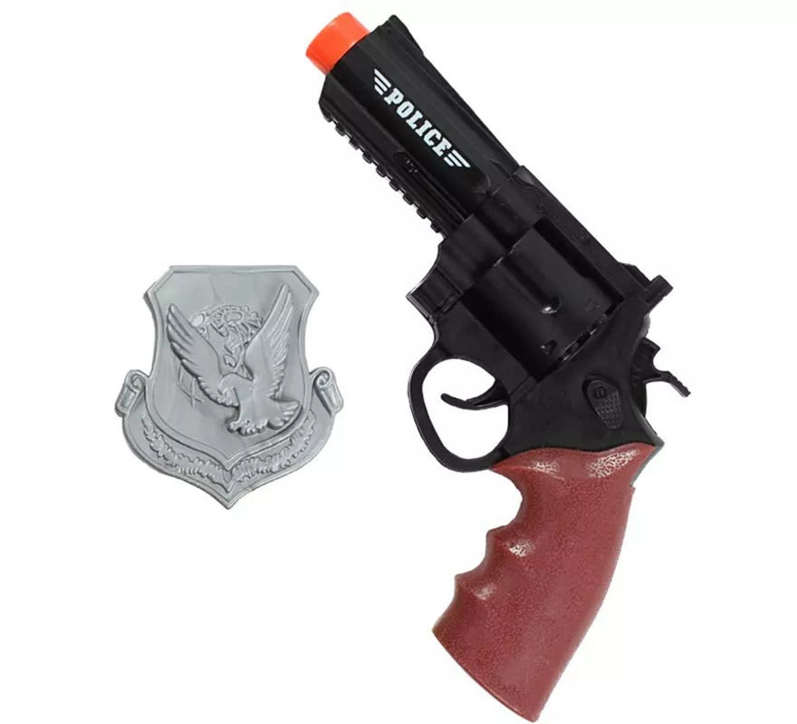 Translation missing: de.Kit de Policía clásico: Pistola de juguete y Placa