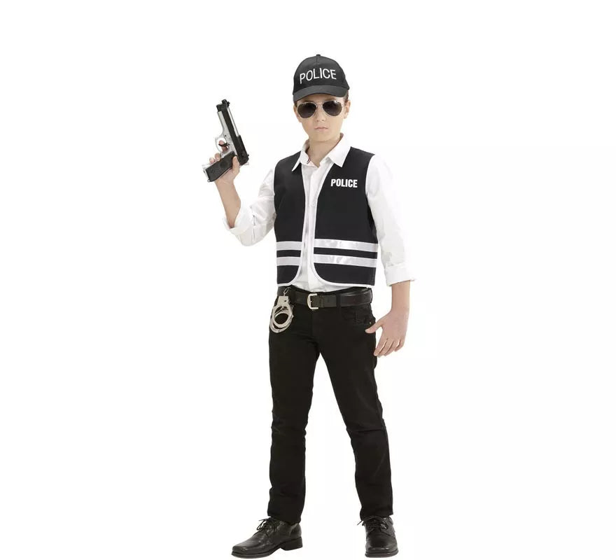 Translation missing: de.Kit de Policía inglés infantil: Gorro y chaleco