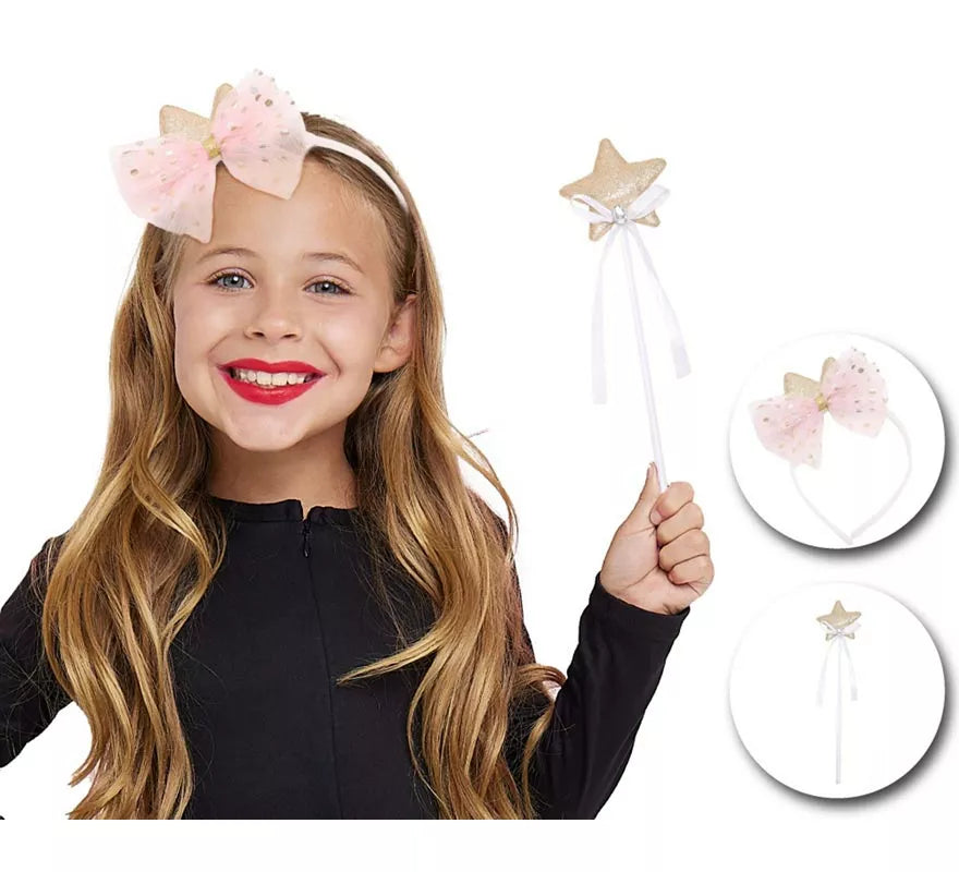 Translation missing: de.Kit de Princesa Mágica infantil: Diadema y Varita