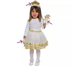 Gold Princess Baby Kit: Tiara, Zauberstab und Rock