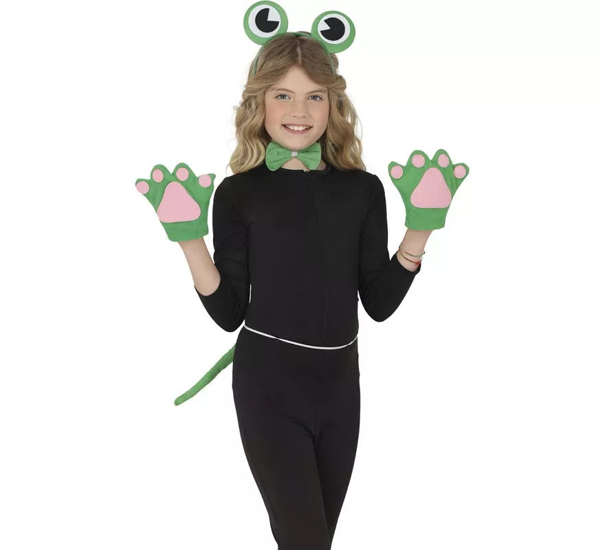 Translation missing: de.Kit de Ranita para niños: cola, guantes, diadema y pajarita