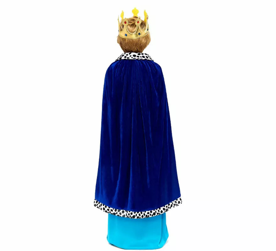 Translation missing: de.Kit de Rey Mago azul Infantil: Capa y Corona