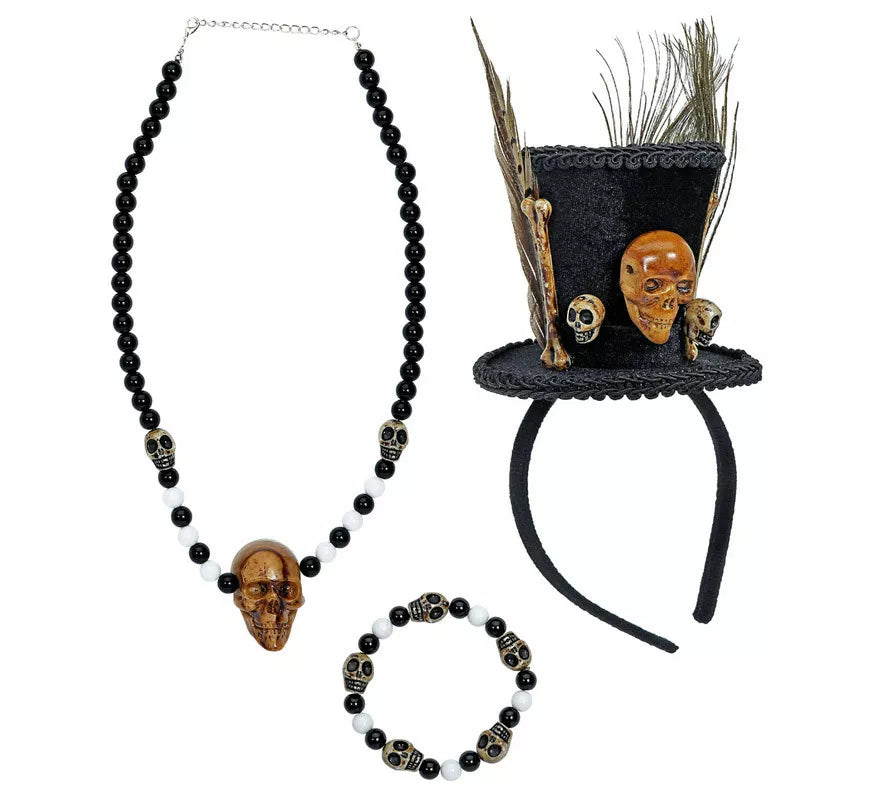 Translation missing: de.Kit de Sacerdote Vudú: Mini Sombrero, Pulsera y Collar