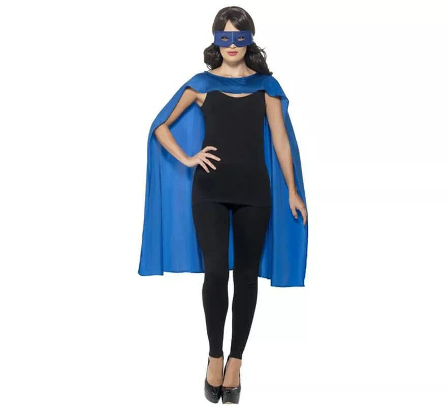 Translation missing: de.Kit de Superhéroe Azul adulto: Capa y Antifaz