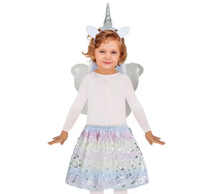Einhorn-Set für Kinder: Stirnband, Flügel und Tutu