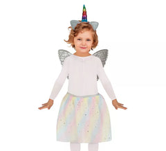 Einhorn-Set für Kinder: Stirnband, Flügel und Tutu