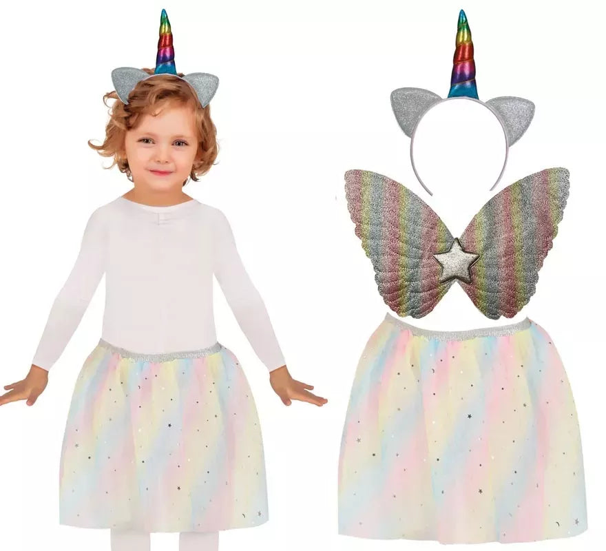 Translation missing: de.Kit de Unicornio infantil: Diadema, Alas y Tutú
