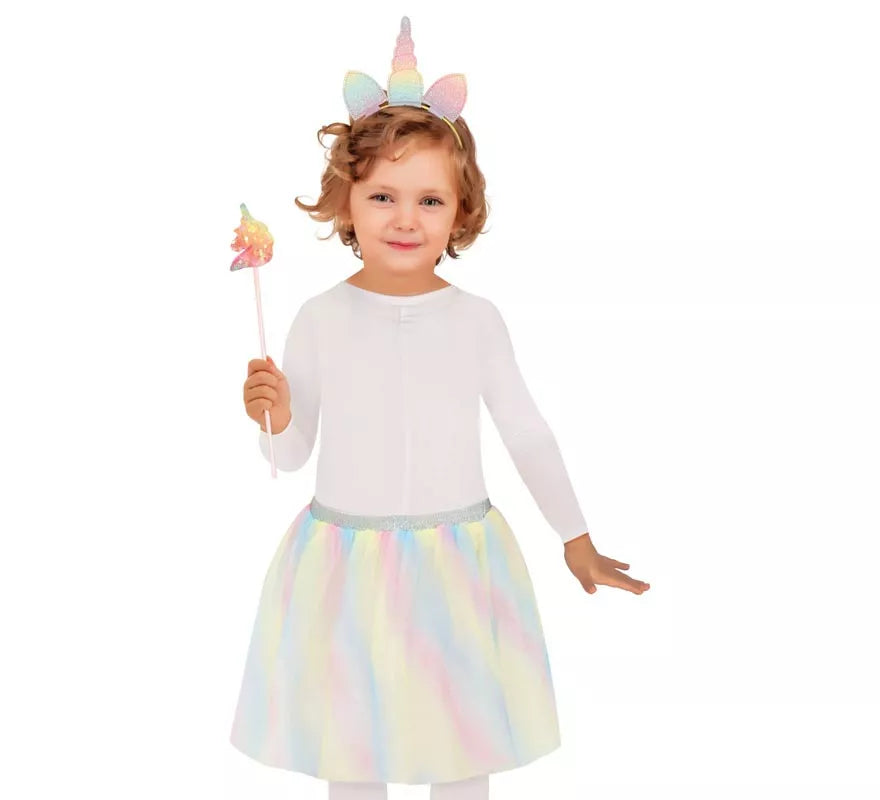 Translation missing: de.Kit de Unicornio infantil: Diadema, Varita y Tutú