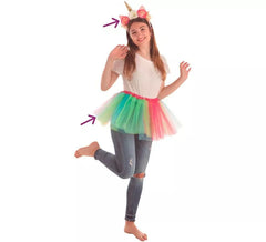 Einhorn-Kit: Tutu und Stirnband