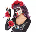 Kit del Día de los muertos: Guantes, Pendientes y Diadema