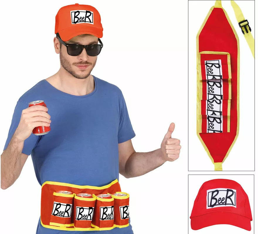 Translation missing: de.Kit Fiesta de la Cerveza: Gorra y Cinturón Porta Cervezas