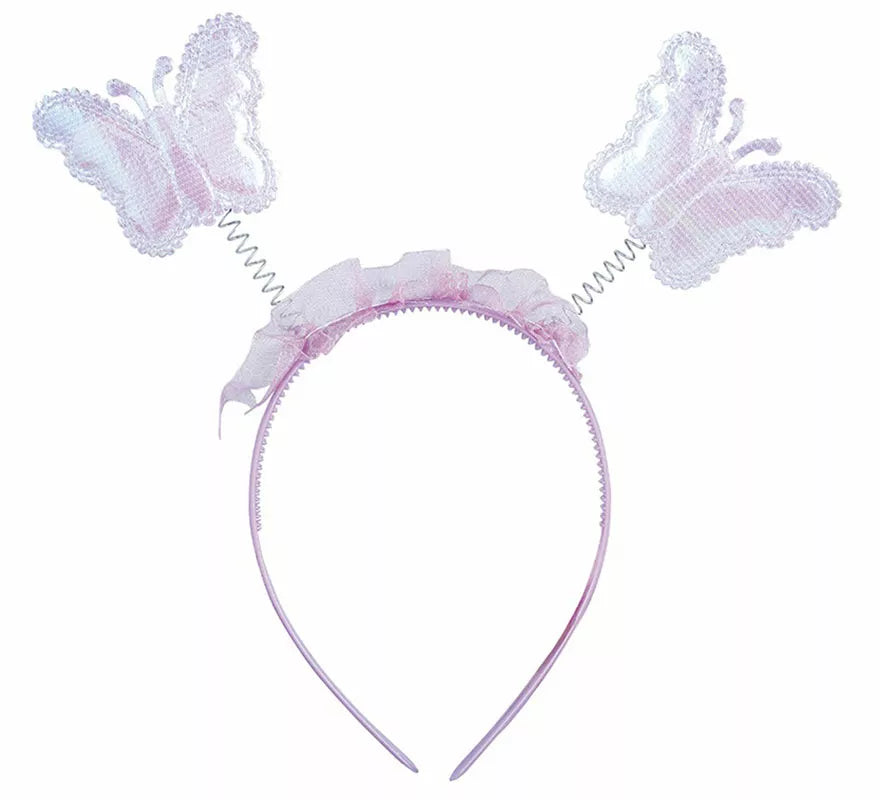Translation missing: de.Kit Hada Mariposa Lila: Diadema, Varita y Alas de 35x40 cm