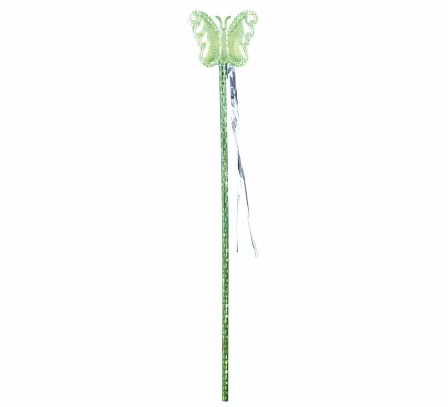 Translation missing: de.Kit Hada Mariposa Verde: Diadema, Varita y Alas de 35x40 cm