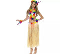 Kit Hawaiano Arco iris: Collar, Diadema y Muñequera