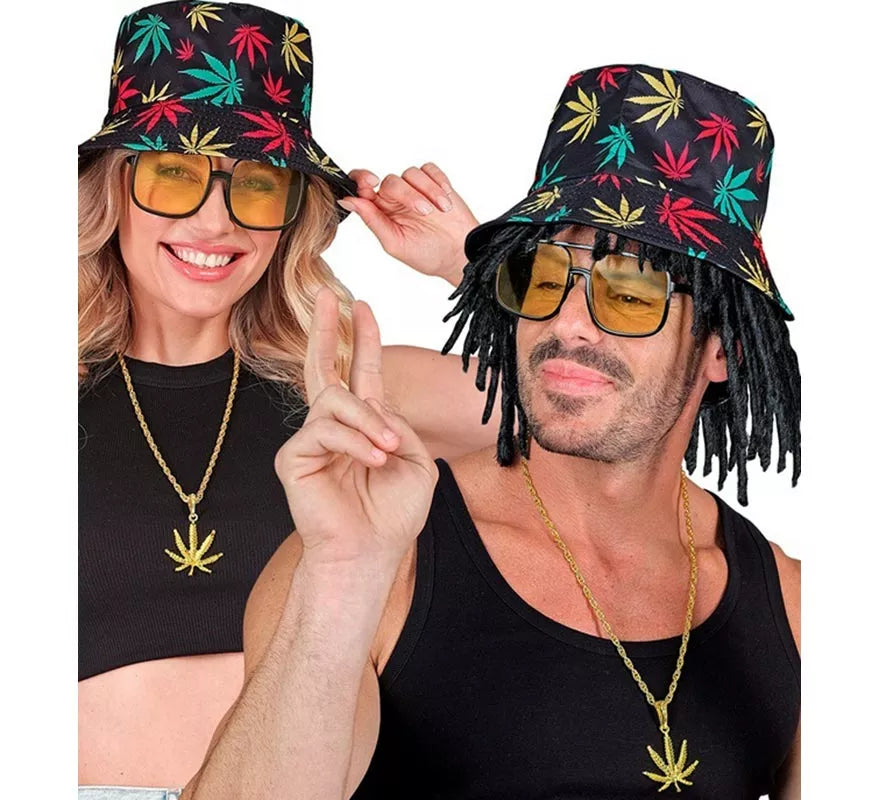 Translation missing: de.Kit Hip Hop Años 90: Sombrero, Gafas y Collar
