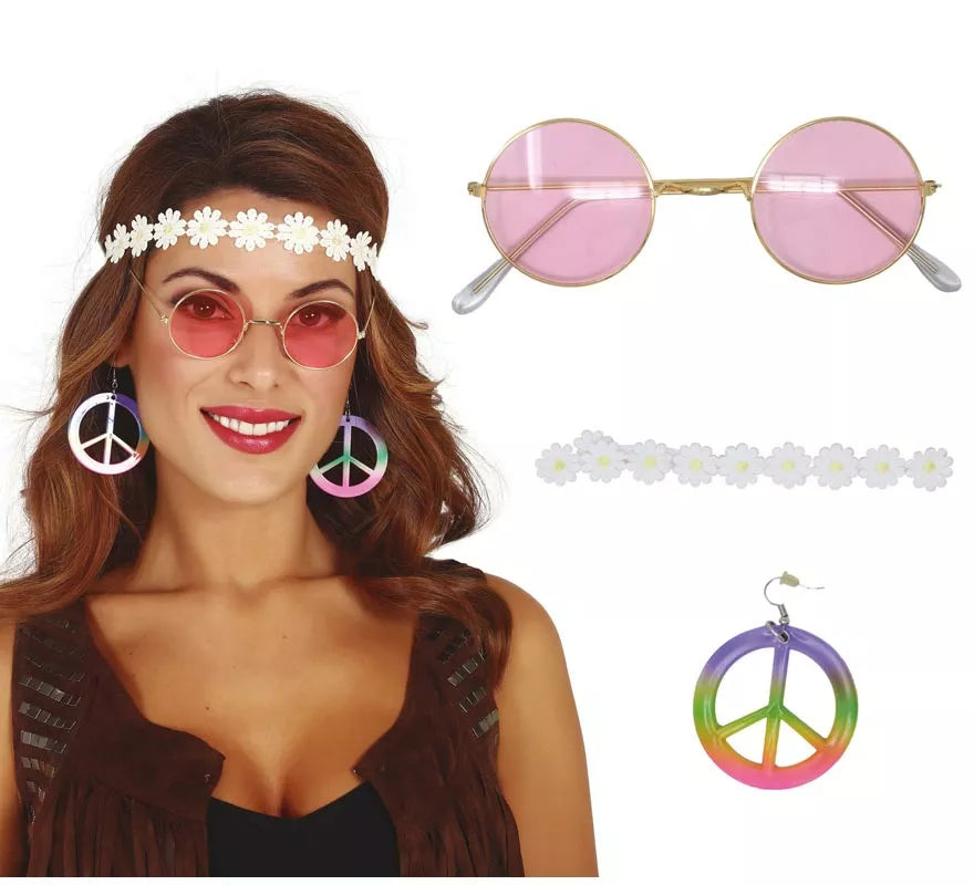 Translation missing: de.Kit Hippie: Cinta, Gafas y Pendientes